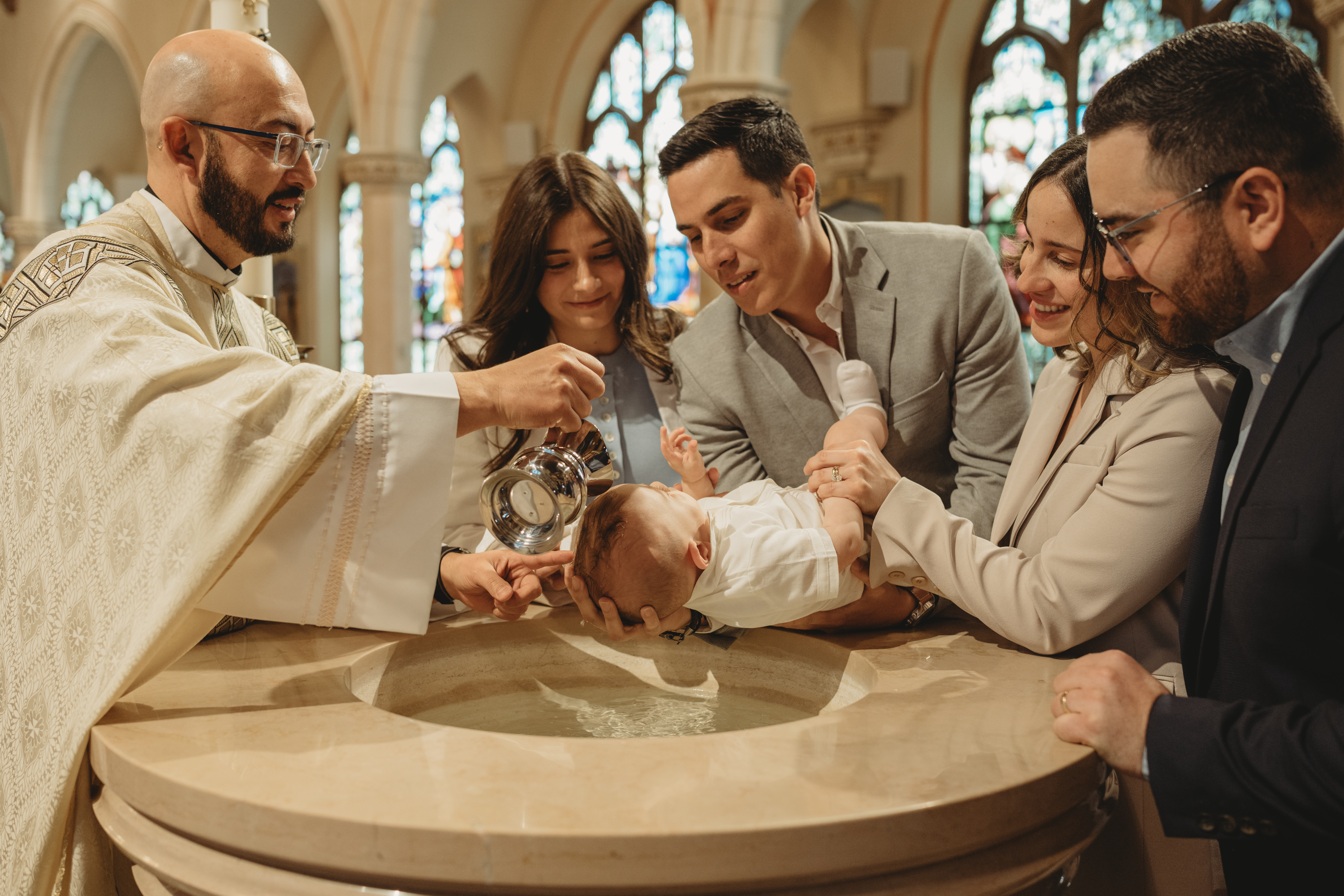 Alfano Family Baptism Celebration | Bristol CT Milestone Photographer